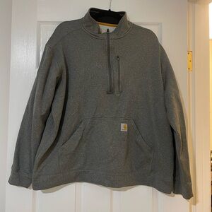 Carhartt Men's Zip-Up Sweater in Gray